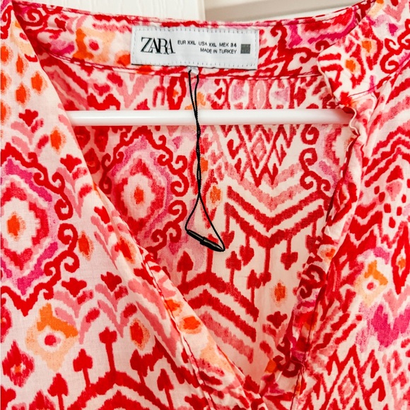 Zara Printed tiered dress - Picture 4 of 5